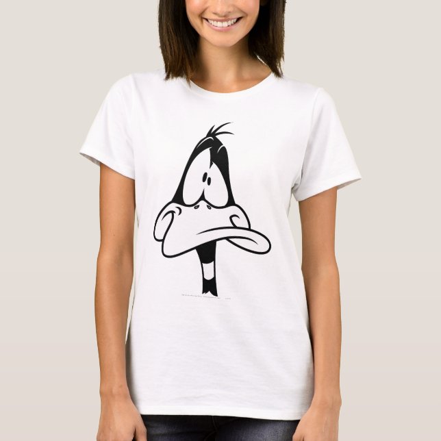 Confused DAFFY DUCK™ Face T-Shirt (Front)