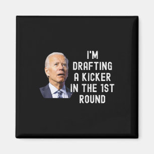 Confused Drafting Kicker Funny Fantasy Football Dr Magnet