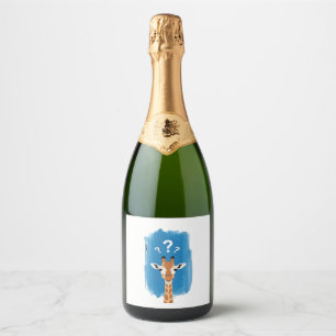 Confused Giraffe Classic T-Shirt Sparkling Wine Label