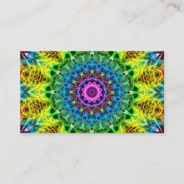 confused harmony kaleidoscope business card (Front)