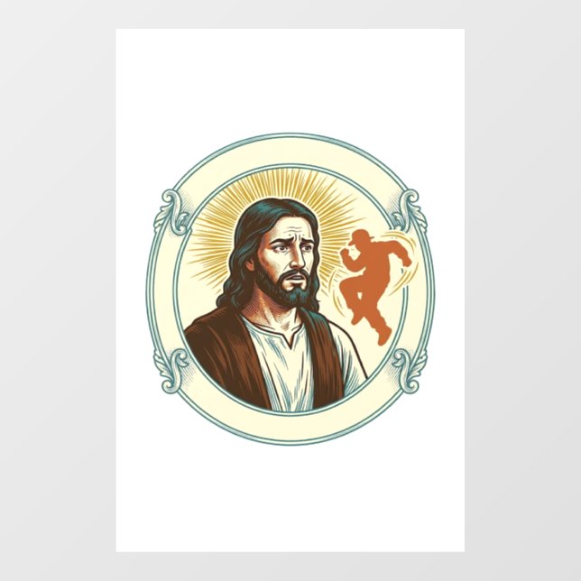 Confused Jesus Viral Dancing Trend Silhouette Vide (Sheet)