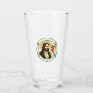 Confused Jesus Viral Dancing Trend Silhouette Vide Glass