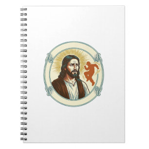 Confused Jesus Viral Dancing Trend Silhouette Vide Notebook