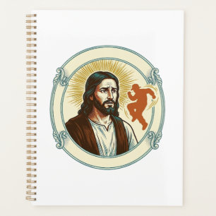 Confused Jesus Viral Dancing Trend Silhouette Vide Planner