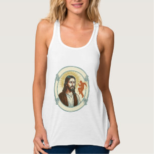 Confused Jesus Viral Dancing Trend Silhouette Vide Singlet