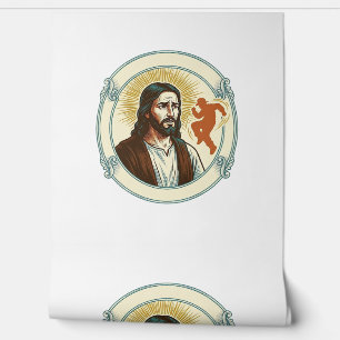 Confused Jesus Viral Dancing Trend Silhouette Vide Wallpaper