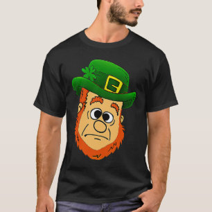 Confused Leprechaun St Patrick's Day Shamrock T-Shirt