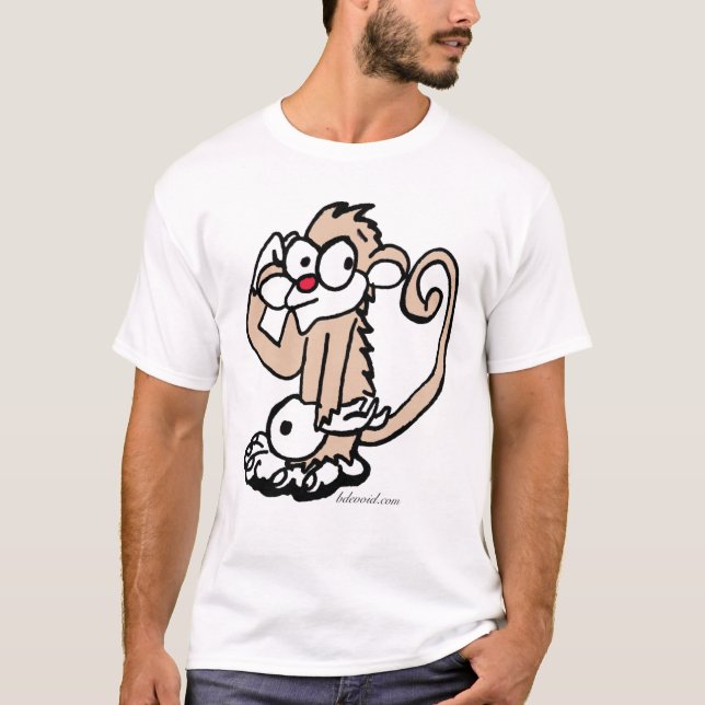 Confused Monkey T-shirt (Front)