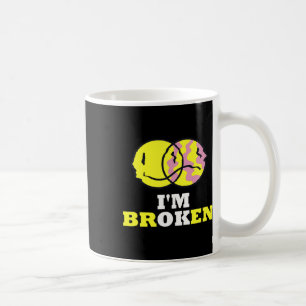 Confused Smile I'm Broken Invisible Illness I'm Ok Coffee Mug