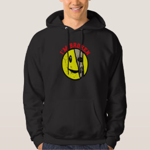 Confused Smile I'm Broken Invisible Illness I'm Ok Hoodie