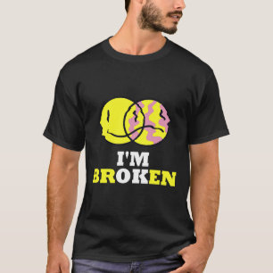 Confused Smile I'm Broken Invisible Illness I'm Ok T-Shirt