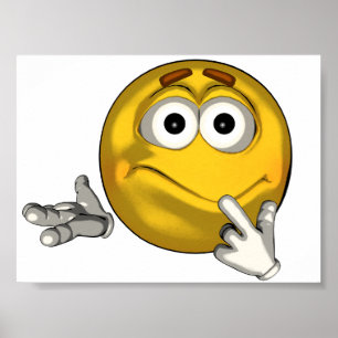 Confused - toon poster