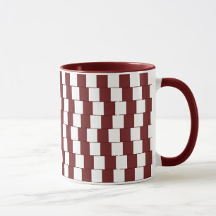 Confusing lines Bordeaux Mug
