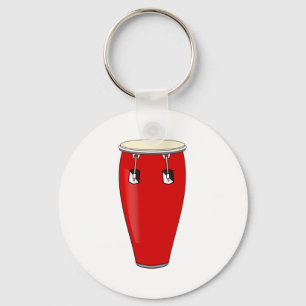 Conga Drum Key Ring
