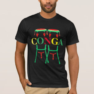 Conga Drums Men's Basic American Apparel T-Shirt