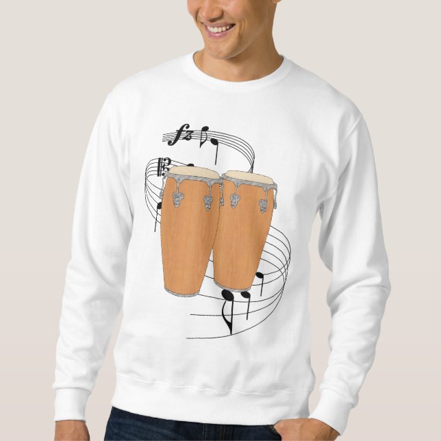 Conga Drums Sweatshirt (Front)