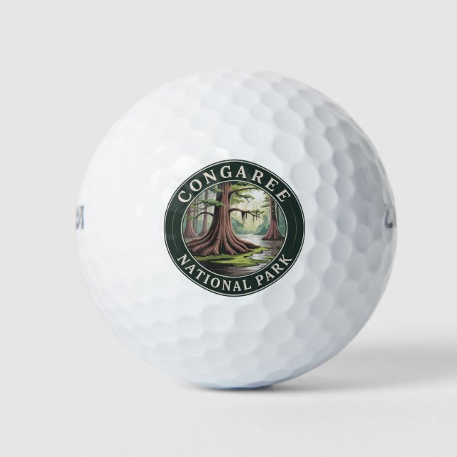 Congaree National Park Golf Balls (Front)