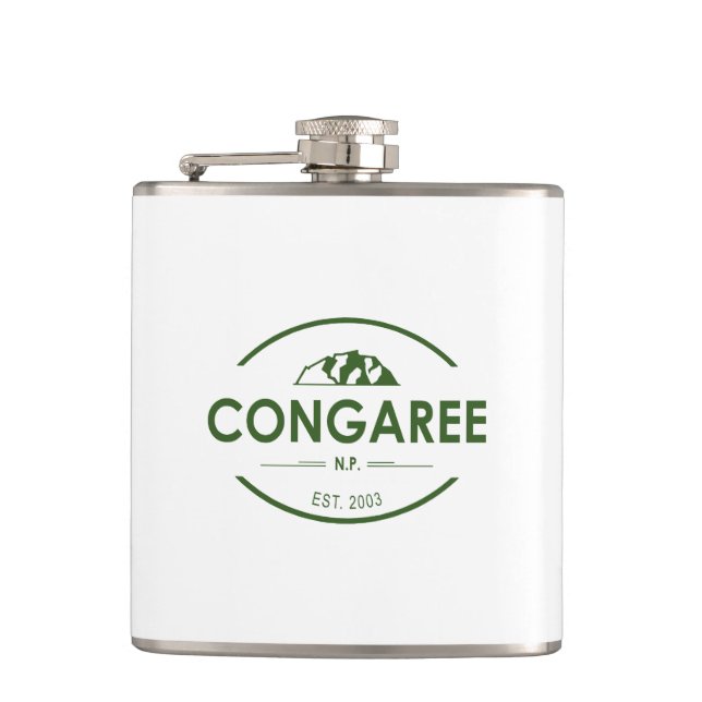 Congaree National Park Hip Flask (Front)