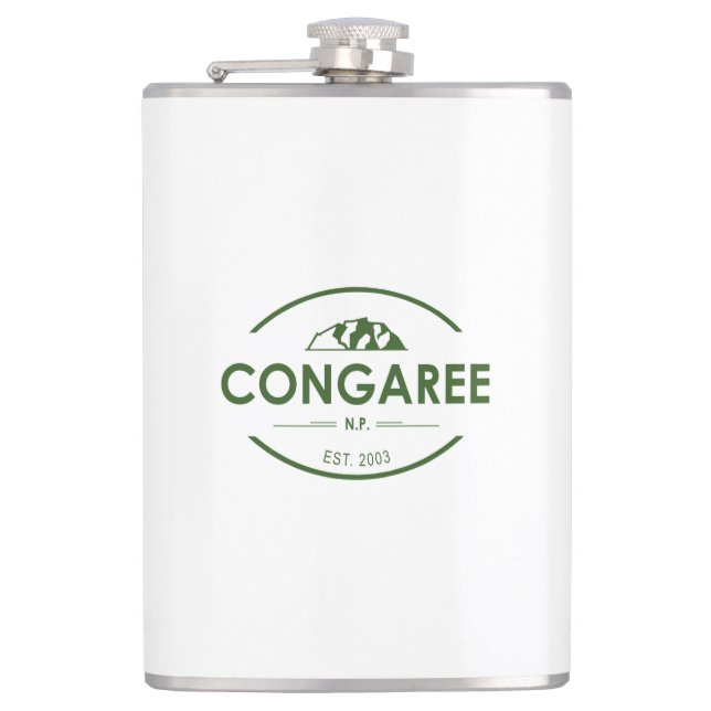 Congaree National Park Hip Flask (Front)