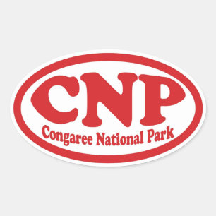 Congaree National Park red oval sticker