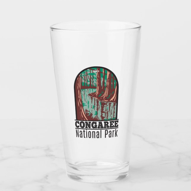 Congaree National Park South Carolina Vintage  Glass (Front)