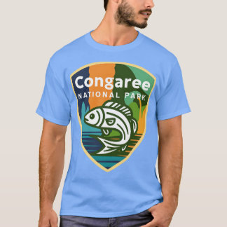 Congaree National Park South olina Fishing Emblem T-Shirt