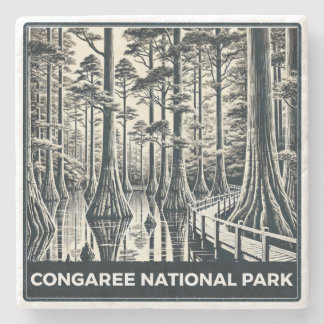Congaree National Park Stone Coaster
