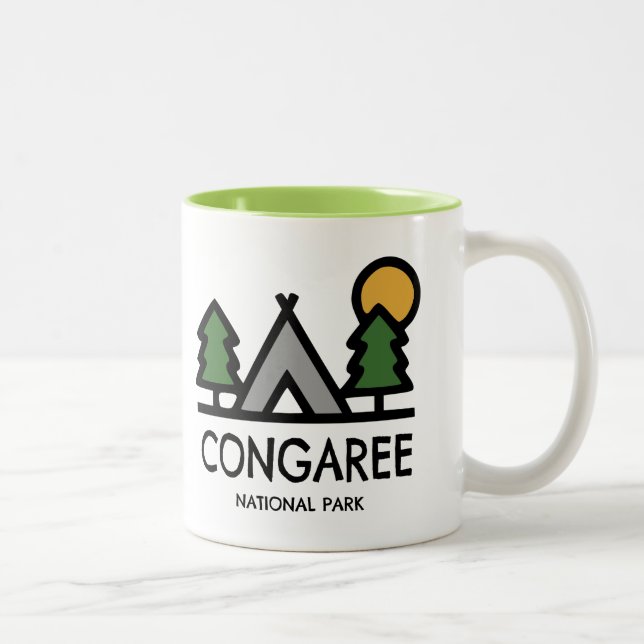 Congaree National Park Two-Tone Coffee Mug (Right)