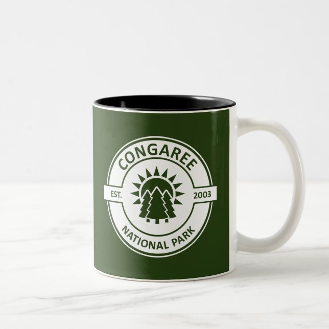 Congaree National Park Two-Tone Coffee Mug (Right)