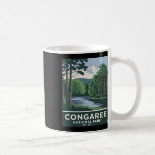 Congaree National Park Vintage Camping Hiking Men  Coffee Mug