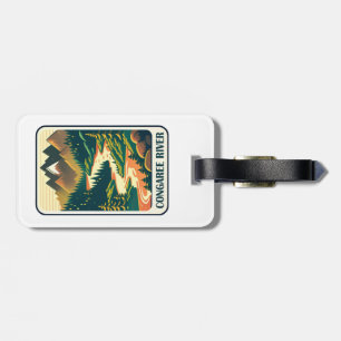 Congaree River South Carolina Colours Luggage Tag