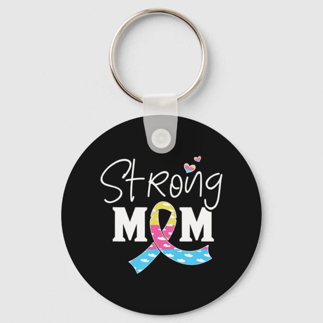 Congenital Diaphragmatic Hernia Awareness CDH Mum  Key Ring (Front)