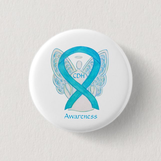 Congenital Diaphragmatic Hernia CDH Awareness Pin (Front)