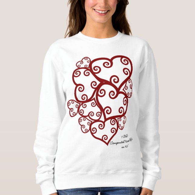 Congenital Heart Awareness Sweatshirt (Front)