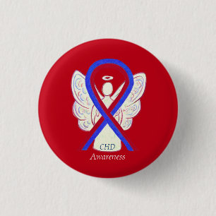 Congenital Heart Defect CHD Awareness Ribbon Pins
