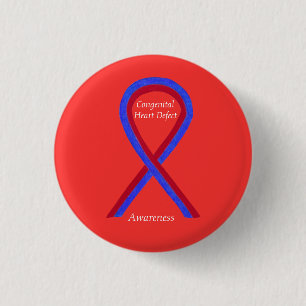Congenital Heart Defect CHD Awareness Ribbon Pins