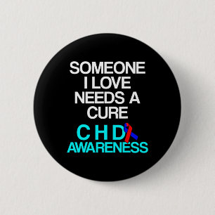 Congenital Heart Disease Defect Survivor Chd Warri 6 Cm Round Badge