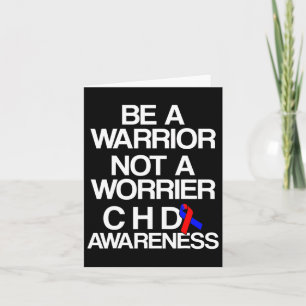 Congenital Heart Disease Defect Survivor Chd Warri Card