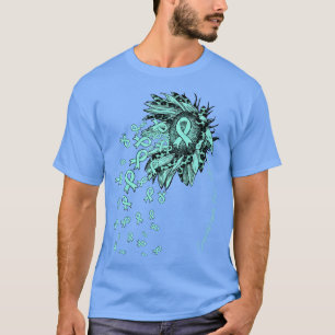 Congenital hepatic Fibrosis Awareness Sunflower ri T-Shirt
