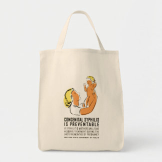 Congenital Syphilis is Preventable Tote Bag