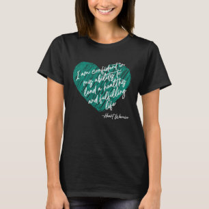 Congestive Heart Failure Warrior Heart Health Mot T-Shirt