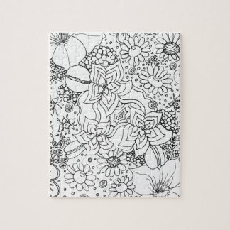 Conglomeration of Flowers Jigsaw Puzzle