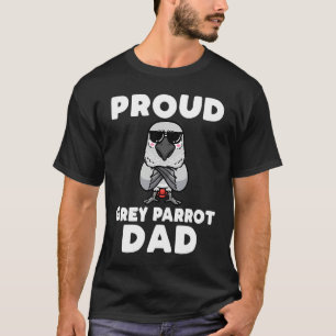 Congo African Grey Parrot Dad T-Shirt