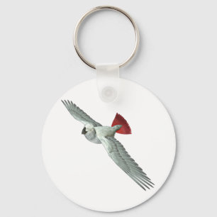 Congo African Grey Parrot Key Ring