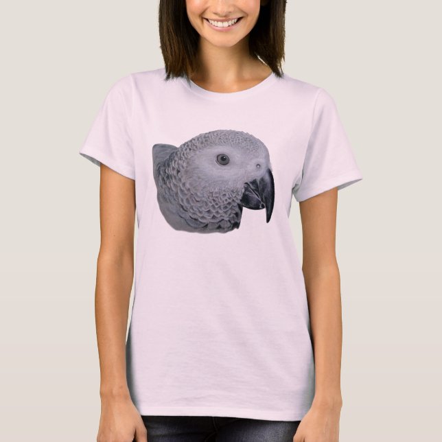 Congo African Grey Parrot T-shirt (Front)