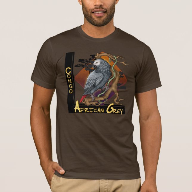 Congo African Grey T-Shirt (Front)
