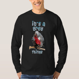 Congo and Timneh Timmy Pair of African Grey Parrot T-Shirt