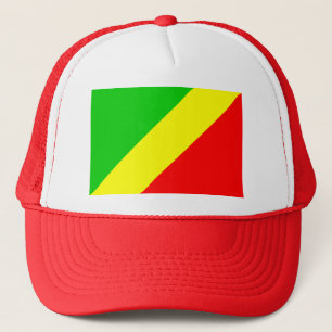 Congo Brazzaville Flag Trucker Hat