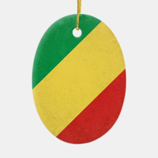Congo Ceramic Tree Decoration (Front)