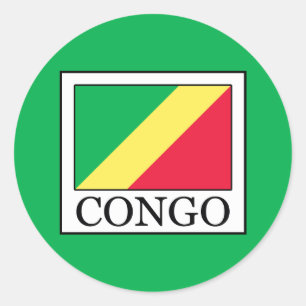 Congo Classic Round Sticker
